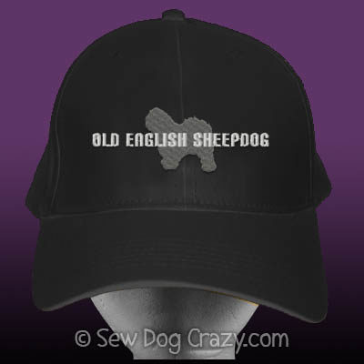 Embroidered Old English Sheepdog Hat