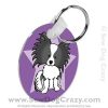 Cartoon Papillon Keychain