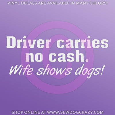 Funny Show Dog Stickers
