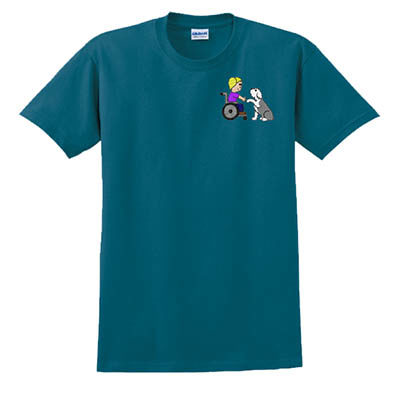 Embroidered OES Therapy Dog TShirt