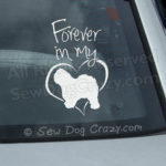 Forever In My Heart Old English Sheepdog Decals