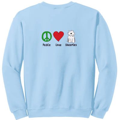 Peace Love Sheepies Sweatshirt