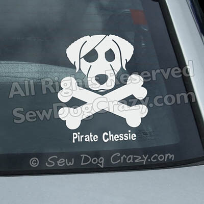 Chessie Pirate Sticker
