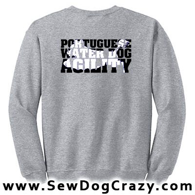 Portuguese Water Dog Agility Sweatshirts