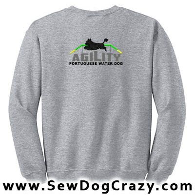 Portuguese Water Dog Agility Sweatshirt