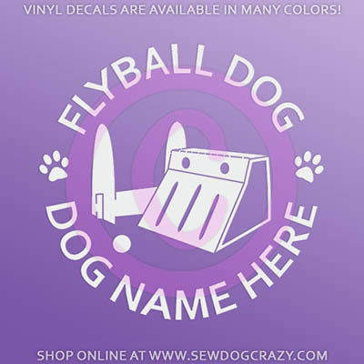 Personalized Flyball Sticker