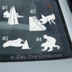 Flyball Car Window Stickers