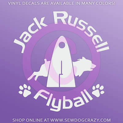 Jack Russell Flyball Decal