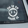 Nose Work Car Window Sticker
