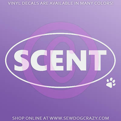 Oval Scent Work Stickers