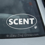 Oval Scent Work Decal