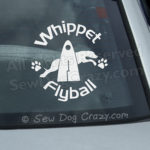 Whippet Flyball Decal