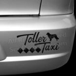 Toller Taxi Bumper Sticker