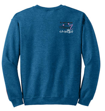 Embroidered Norwegian Elkhound Sweatshirt