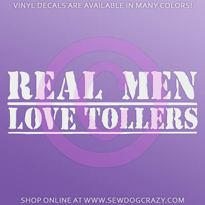 Real Men Love Tollers Decals