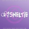 Love My Sheltie Car Sticker
