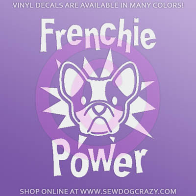 Frenchie Power Decal