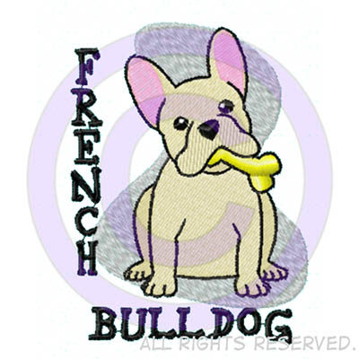 Embroidered French Bulldog Shirts