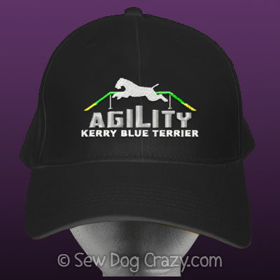Embroidered Kerry Blue Terrier Agility Hat