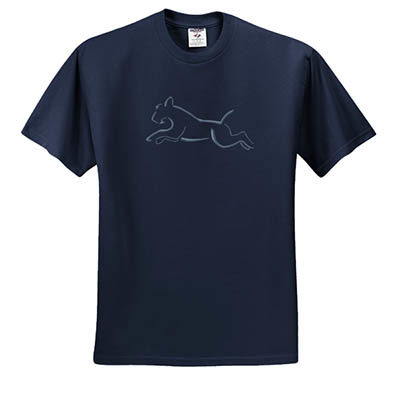 Embroidered Kerry Blue Terrier Agility Tshirts