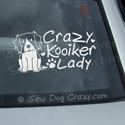 Kooikerhondje car window stickers