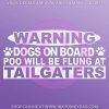 Funny No Tailgating Sticker