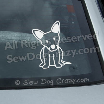 Cartoon Xolo Car Window Stickers