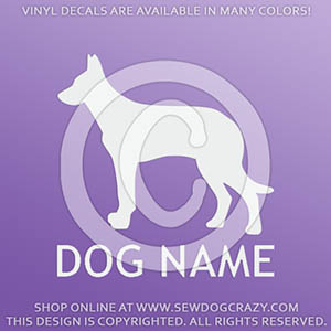 Personalized Beauceron Car Decal
