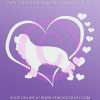 Cavalier Spaniel Car Window Sticker