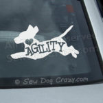 Love Agility Beagle Decal