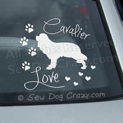 Cavalier Car Window Sticker