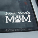 Icelandic Sheepdog Mom Decal