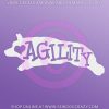 Love Corgi Agility Sticker