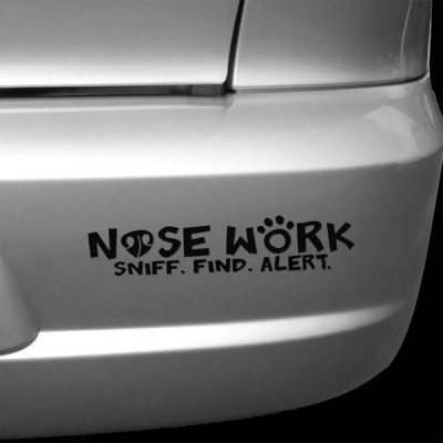 Nose Work Car Sticker