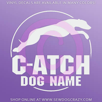 Whippet Agility Title Car Stickers