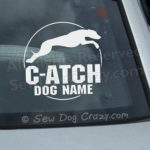 Whippet Agility Title Car Sticker