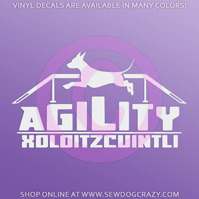 Xolo Agility Car Sticker