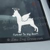 Angel Min Pin Car Window Sticker