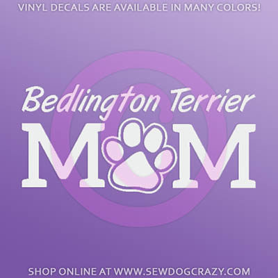 Bedlington Terrier Mom Decal