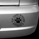 Flat Coated Retriever Approved Car Decal