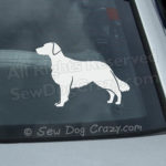 Flat Coated Retriever Silhouette Decal