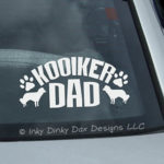 Kooikerhondje Dad Car Decal