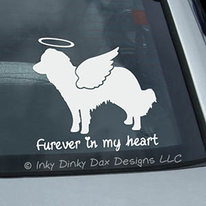 Angel Kooikerhondje Car Window Sticker