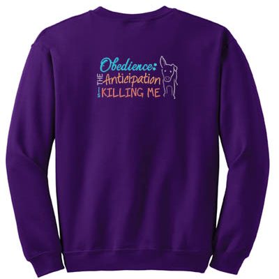 Embroidered Obedience Sweatshirt