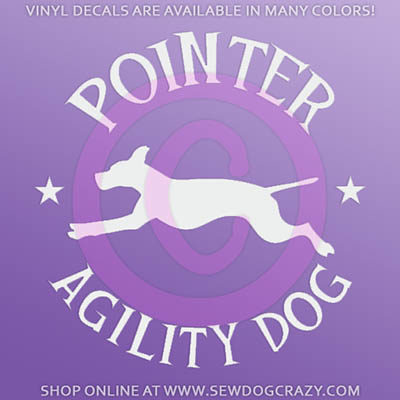Pointer Agility Car Stickers