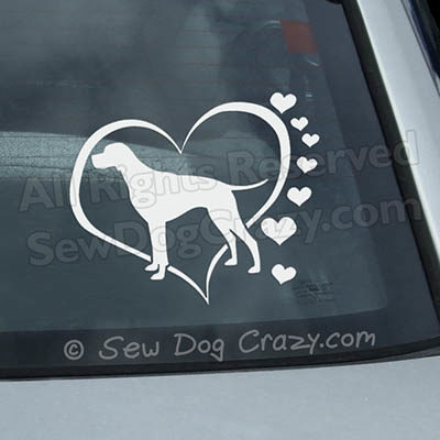 Love Pointers Car Window Sticker