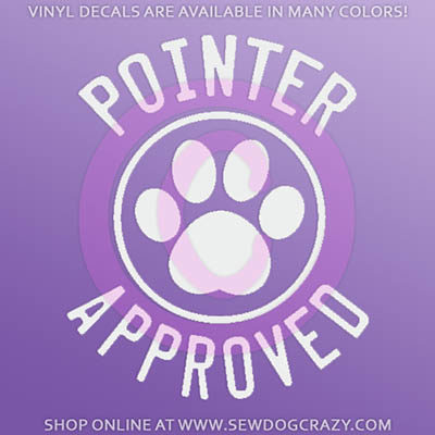 Pointer Approved Car Sticker