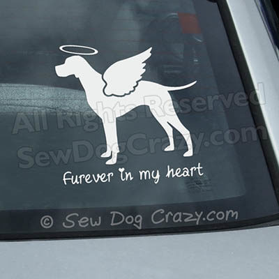 Angel Pointer Car Window Sticker