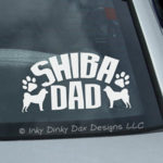 Shiba Dad Car Sticker