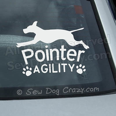 Pointer Agility Car Sticker
